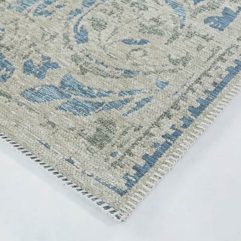 Busselle Floral Ikat Indoor/Outdoor Area Rug