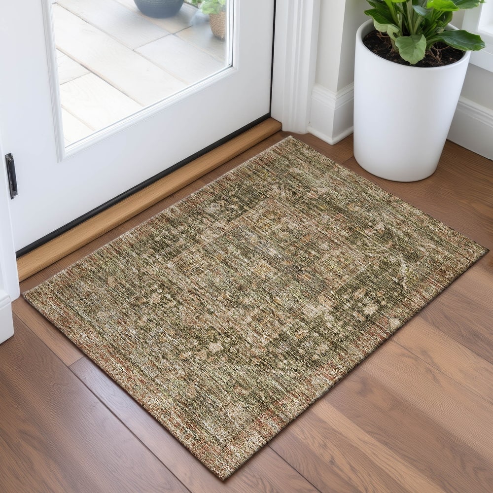 Premium Washable Super Soft Vintage Traditional Mayfield Rug