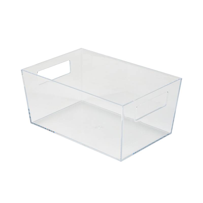 Simplify Medium Storage Bin in Clear - 11.5" x 5.25" x 7.5"