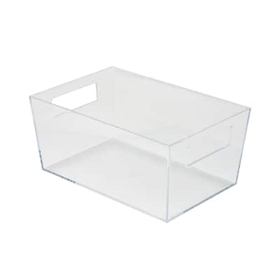 Simplify Medium Storage Bin in Clear - 11.5" x 5.25" x 7.5"