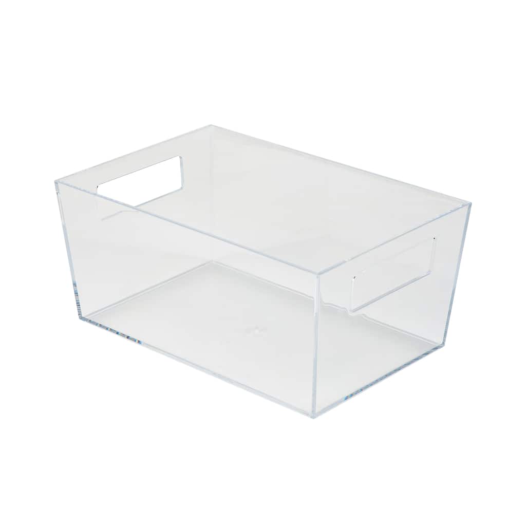 Simplify Medium Storage Bin in Clear - 11.5" x 5.25" x 7.5"