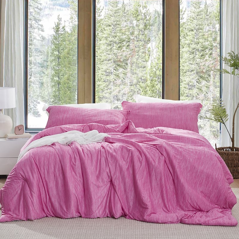 Cool Cool Summer - Coma Inducer® Oversized Comforter Set - Sangria Sunset Pink - Queen