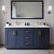 Option Dark Blue / White Quartz Top / Brushed Gold