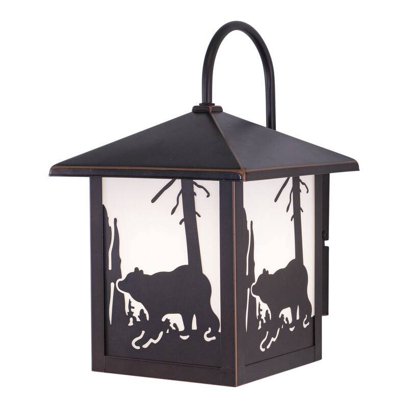 Vaxcel Lighting Bozeman 1 Light Outdoor Wall Sconce - 8.13 Inches Wide - Burnished Bronze
