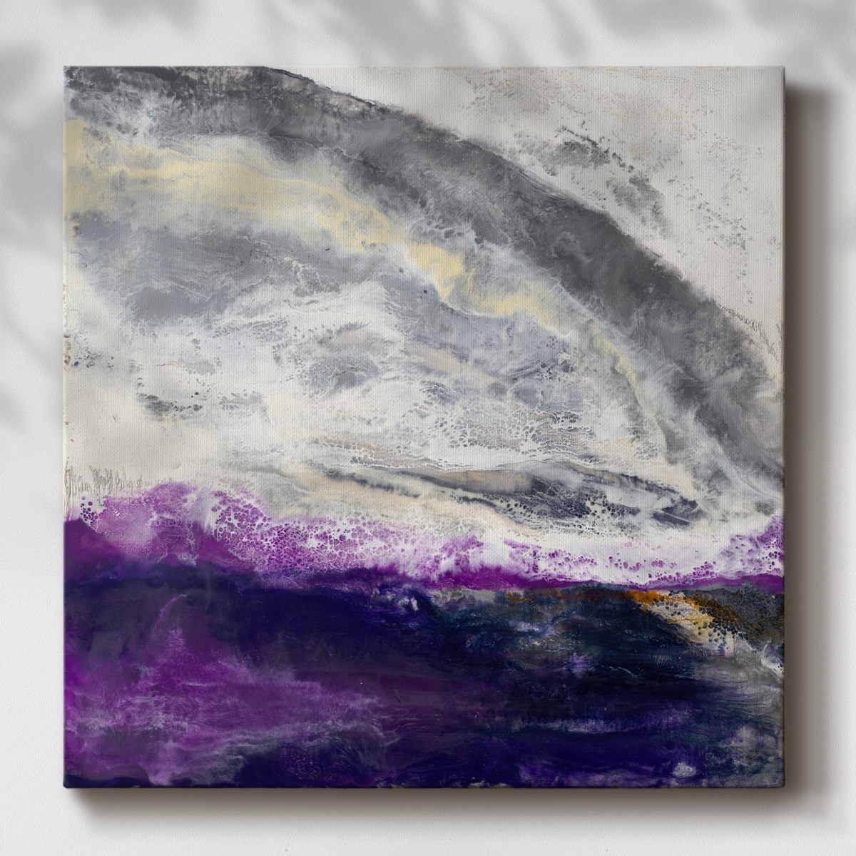 Purple Hill-Gallery Wrapped Canvas
