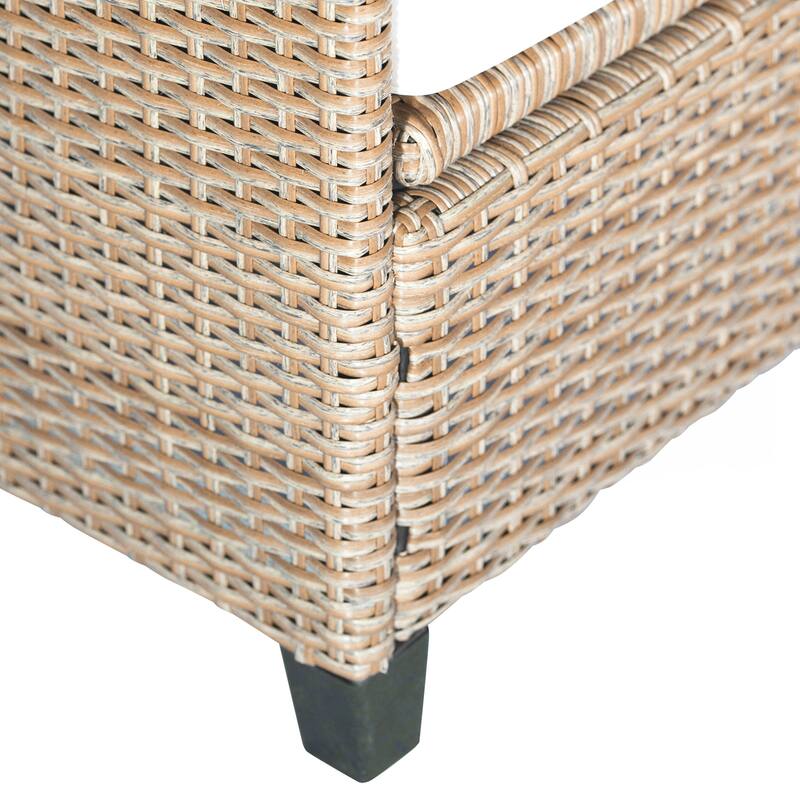 4 Piece UV-Proof Resin Wicker Patio Sofa Set