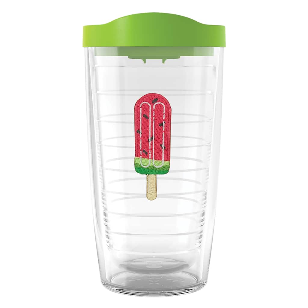 Tervis Ice Popsicle Collection Made in USA Double Walled Insulated Travel Tumbler, Watermelon Pop