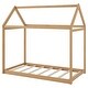 preview thumbnail 33 of 31, Twin Size Classic Wooden Wooden House Bed