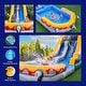preview thumbnail 5 of 13, HeroKiddo T-Rex 18 FT Inflatable Water Slide with Detachable Pool, PVC Vinyl, Backyard Outdoor Dinosaur, Includes Blower