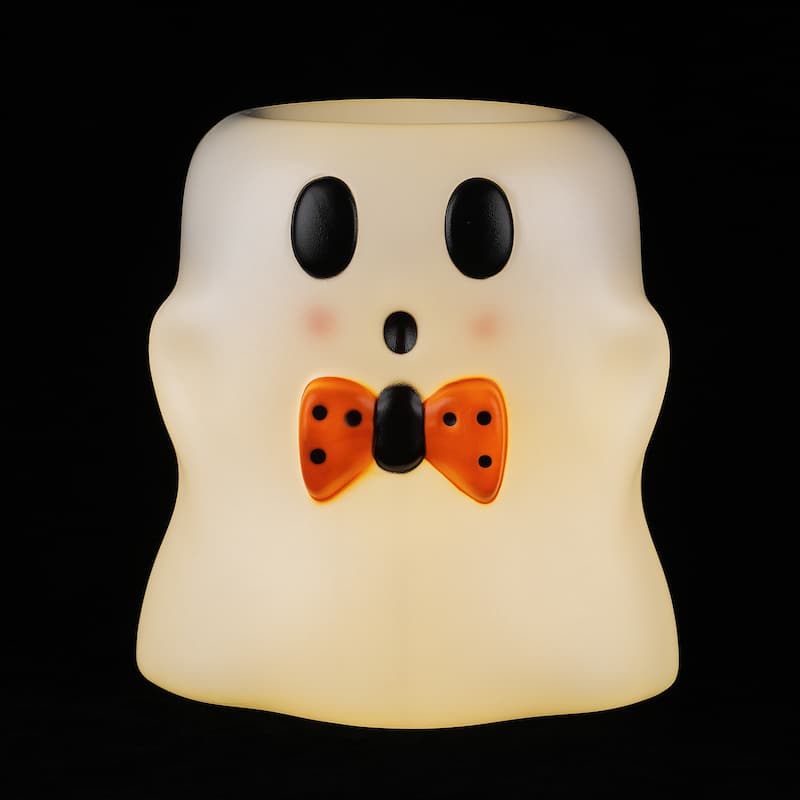 18 in. Ghost Lit Blow Mold Candy Bowl