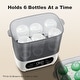 preview thumbnail 7 of 9, 4-in-1 Electric Baby Bottle Sterilizer Dryer LED Touch Screen 6 bottles Multi-Function - 13 inch