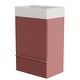 preview thumbnail 20 of 29, 20 inch MDF Single Sink Freestanding Bath Vanity with White Ceramic Top - 20" x 14"