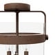 preview thumbnail 5 of 6, Hunter Karloff Clear Glass 3 Light Flush Mount Ceiling Light - Rustic, Industrial, Transitional