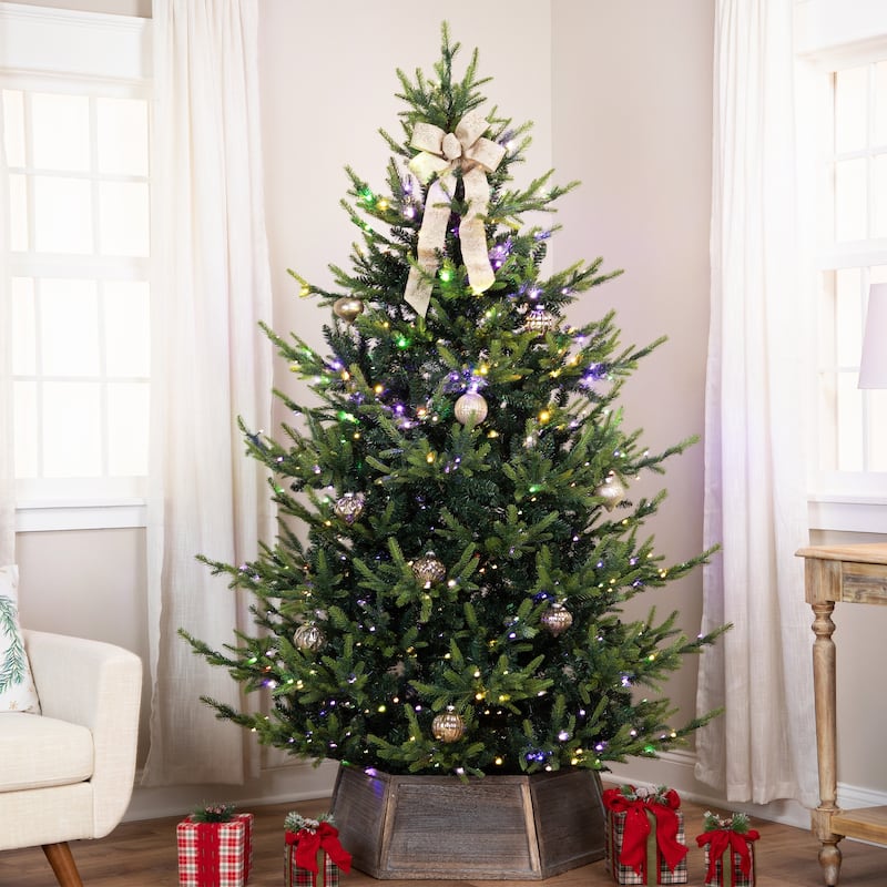 Real Touch™ Elite Pre-Lit Glenmora Pine IPT Artificial Christmas Tree - 9' Dual Color LED - 9 Foot