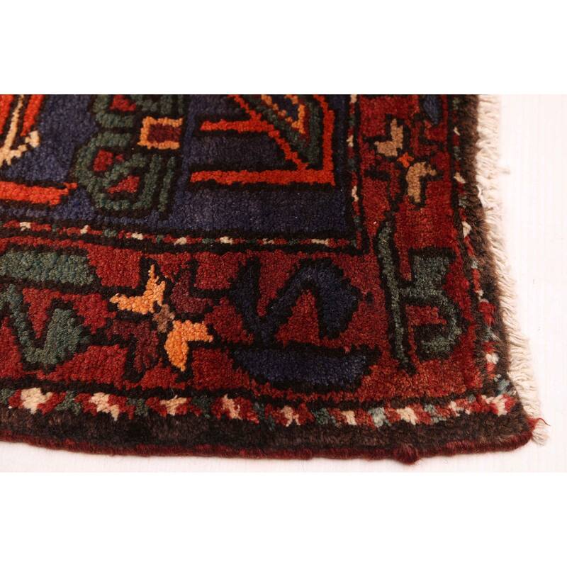 ECARPETGALLERY Hand-knotted Anatolian Vintage Black, Red Wool Rug - 5'2 x 9'9