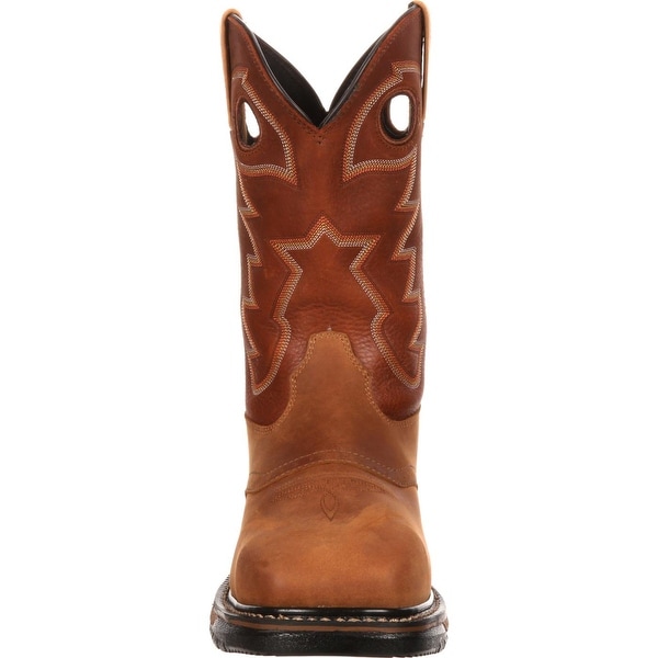 rocky steel toe cowboy boots