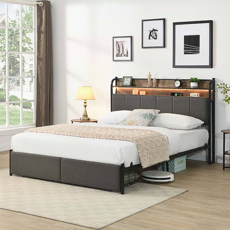 Versatile Bed with Exceptional Comfort and Storage
