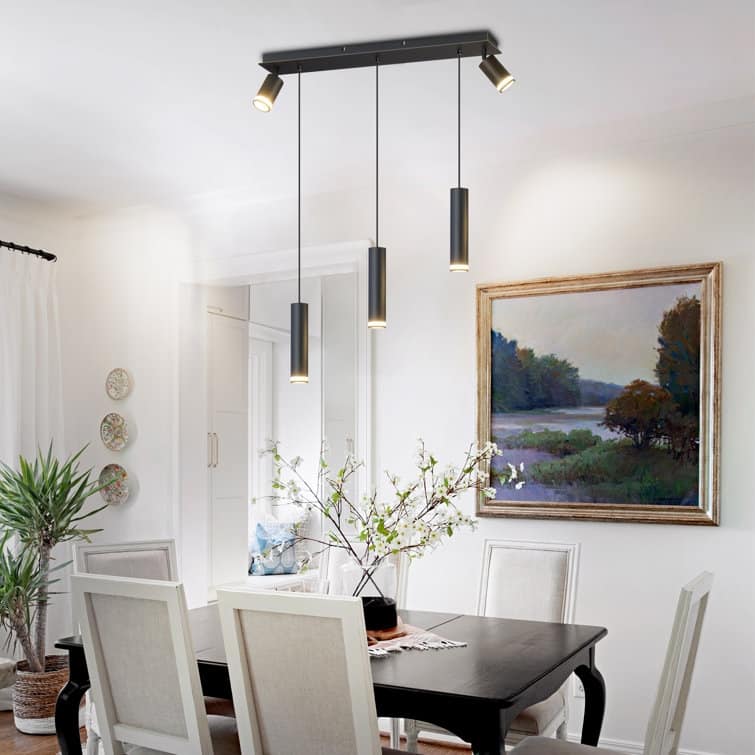 5 - Light Cylinder Kitchen Island Pendant[No Bulb]