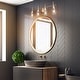 preview thumbnail 3 of 24, Modern 4/3/2-Light Farmhouse Linear Bathroom Vanity Lights Dimmable Wall Sconces with Clear Glass Shade