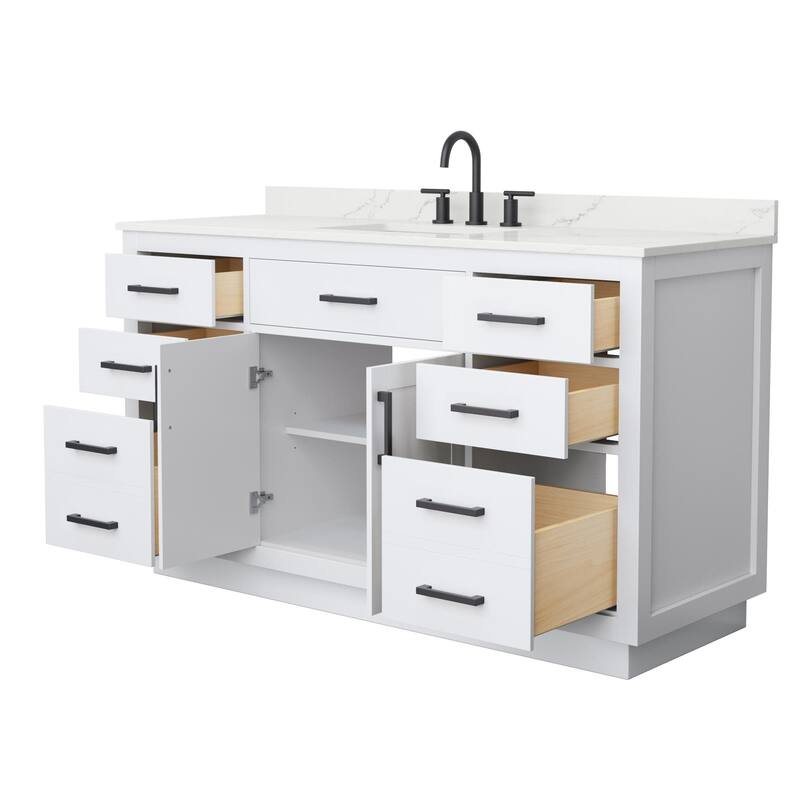 Wyndham Collection WCG262660S-QTZ-US3MXX Beckett TK 60" Free Standing