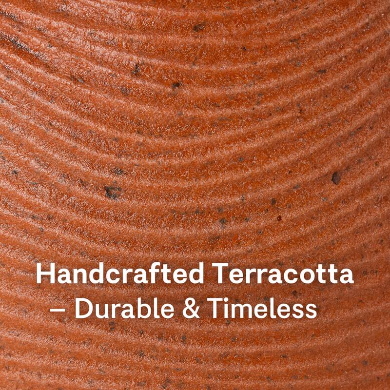 Aria Home Rustic Southwestern Ceramic Vase Terracotta Home Décor