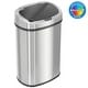 preview thumbnail 6 of 9, iTouchless Oval 13‑Gallon Sensor Kitchen Trash Can with AbsorbX Odor Filter