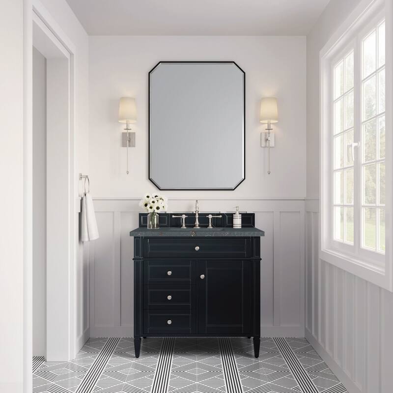 James Martin Vanities 650-V36-3PBL Brittany 36" Single Basin Poplar