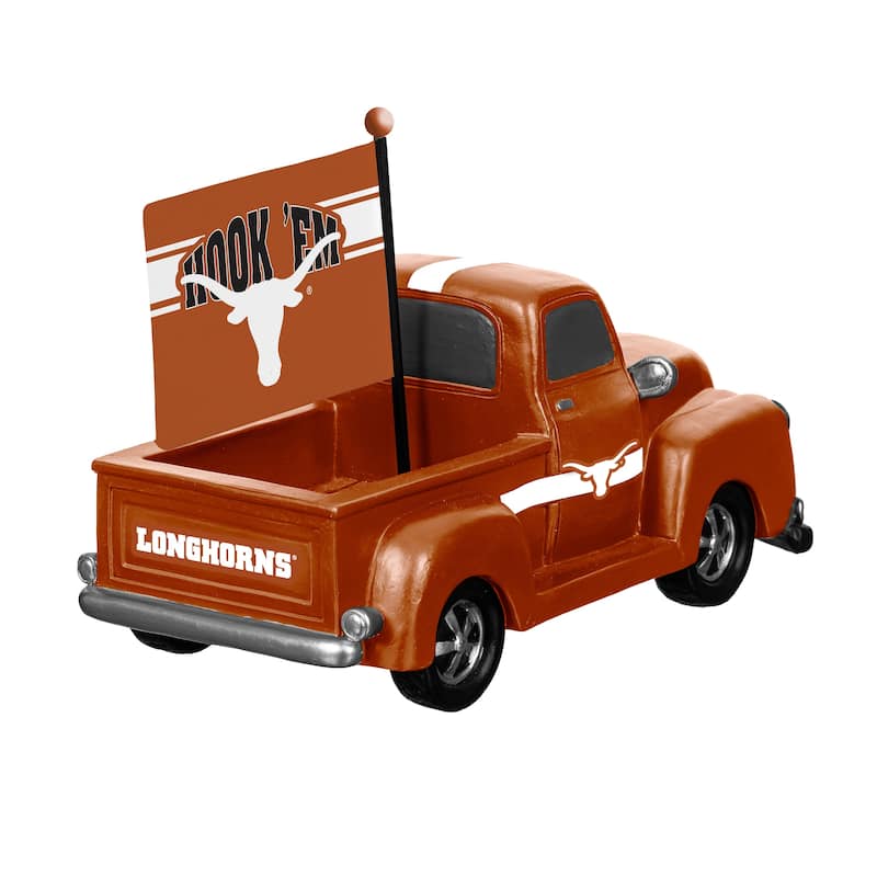 NCAA Rally Truck Garden Statue with Team Flag