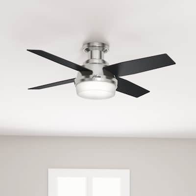 Hunter Fan Dempsey 44-inch Low-profile Reversible Blades Ceiling Fan