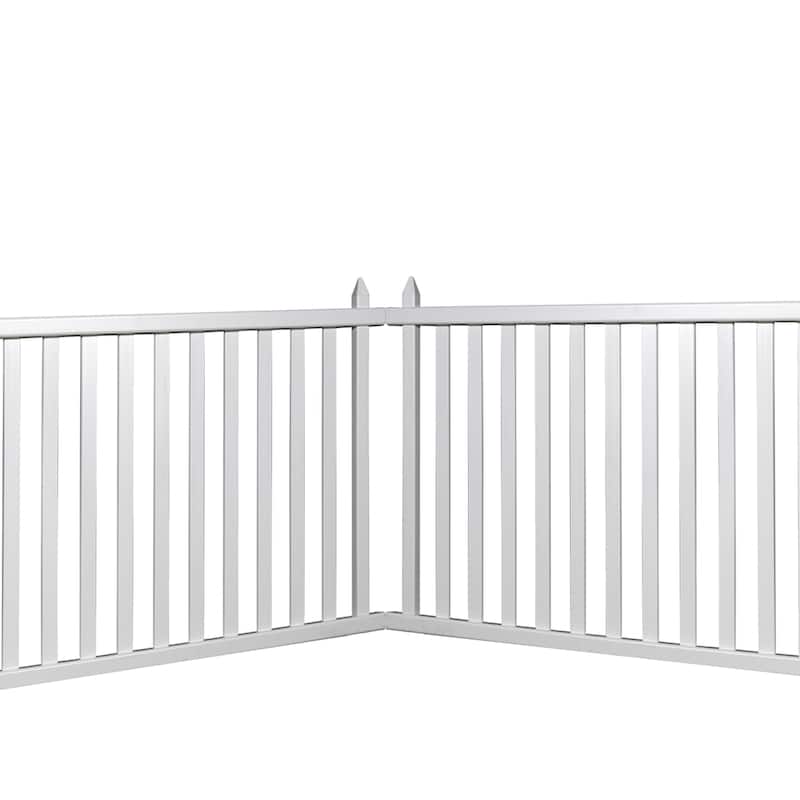 Garden Fence Outdoor Fence Panel Decorative Vinyl Picket Fence