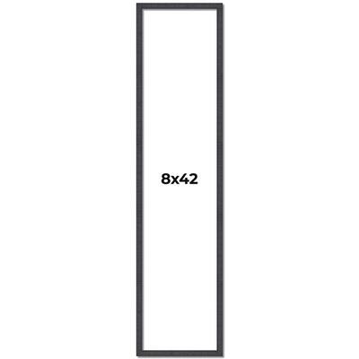 8x42 Frame Brown Solid Wood Picture Frame - Complete Modern Photo