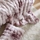 preview thumbnail 12 of 34, Wonderful Luxurious Imitation Fur Comforter Set Tie-Dye Fluffy Bubble