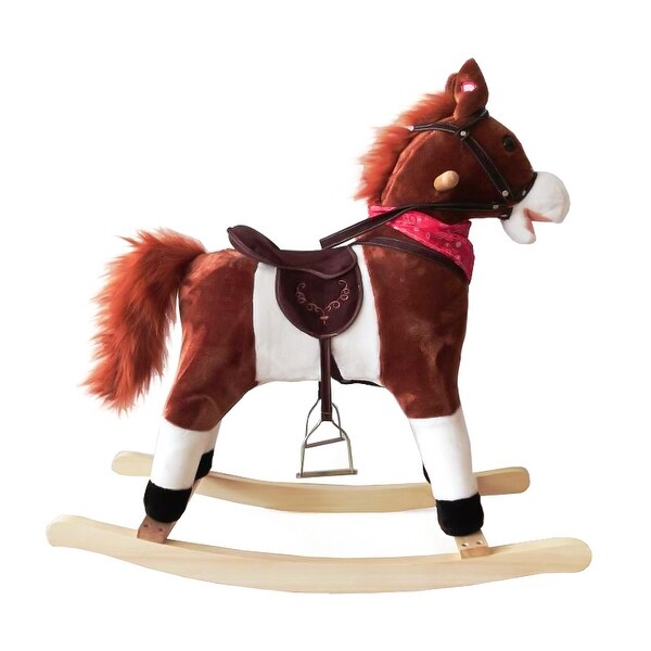 plush pony ride on