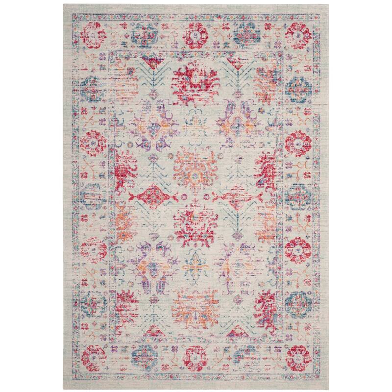 SAFAVIEH Windsor Jane Shabby Chic Cotton/ Polyester Distressed Rug