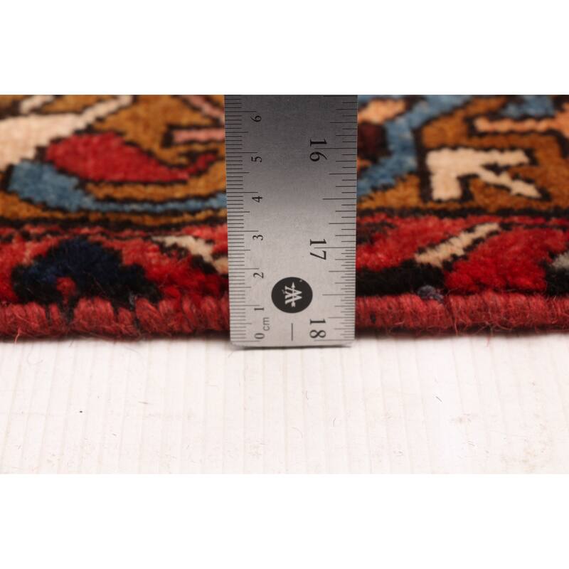 ECARPETGALLERY Hand-knotted Andelz Red Wool Rug - 3'7 x 9'9