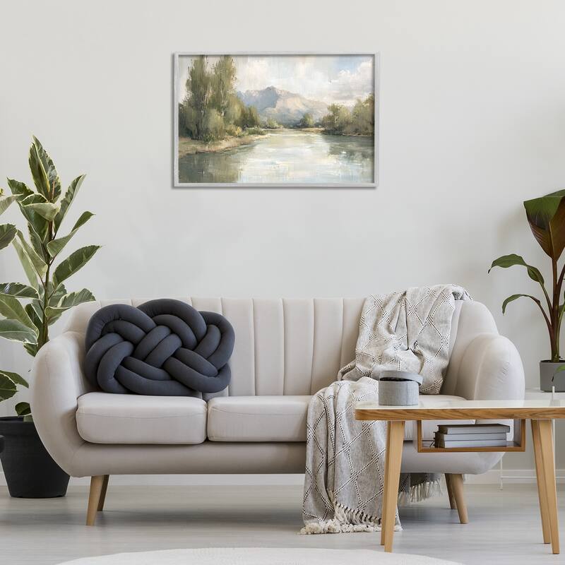 Stupell Where The River Goes Framed Giclee Art Design By Petal Prints Design