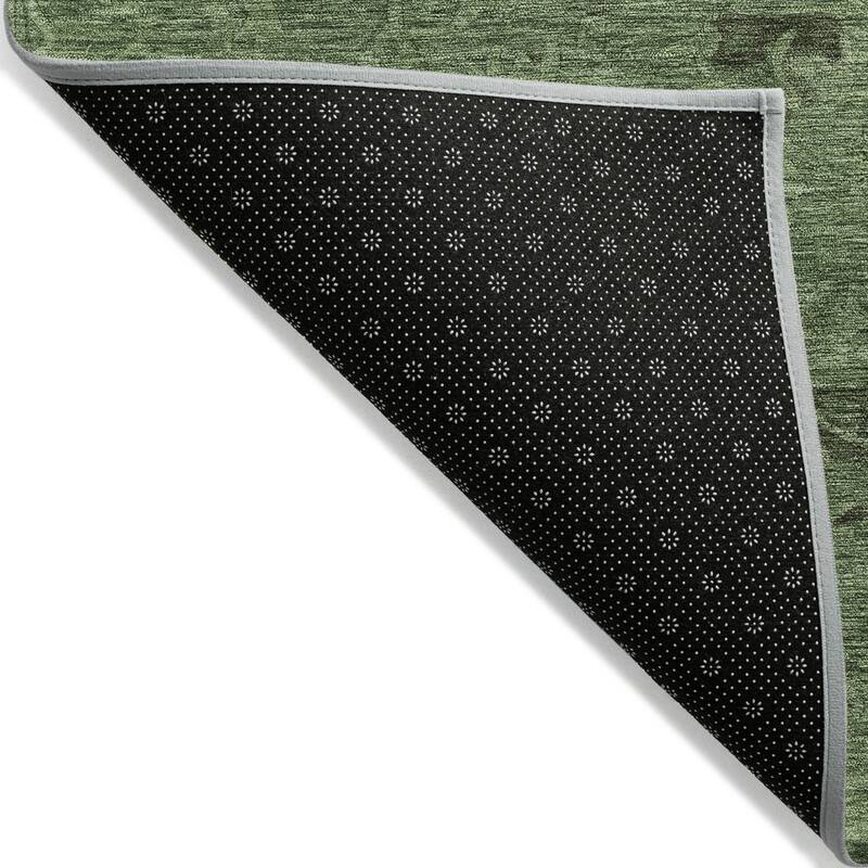 HomeRoots Floral Traditional Rectangle Outdoor Rug