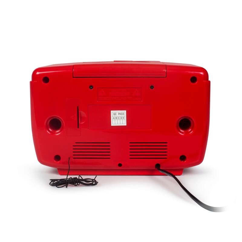 Corsair Alarm Clock Radio In Red