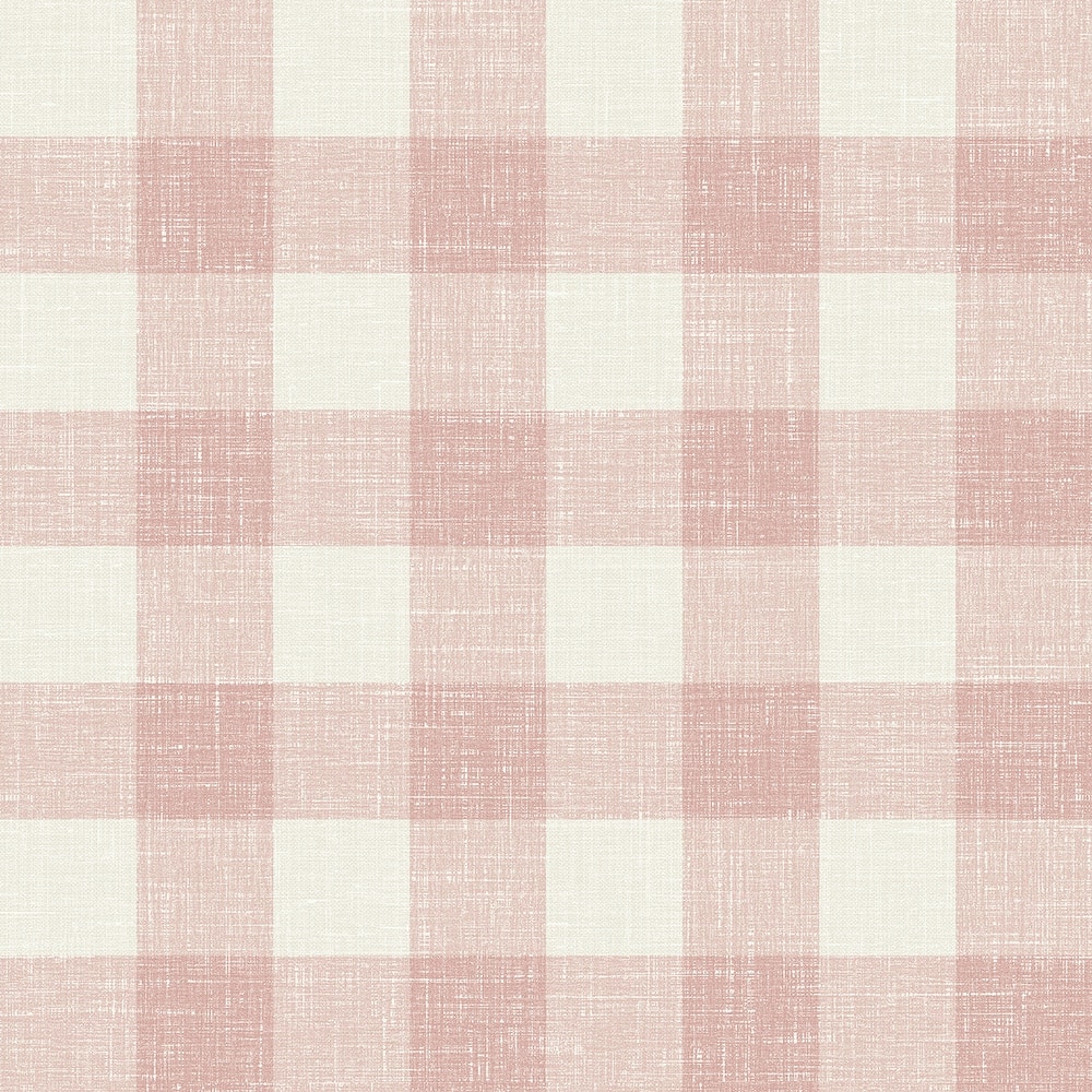 Seabrook Designs Bebe Gingham Nonwoven Unpasted Wallpaper