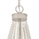 preview thumbnail 20 of 29, Cauhu 4-light Farmhouse Coastal Beaded Empire Chandelier for Dining Room - 16'' W x 16'' D x 27'' H