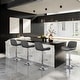 preview thumbnail 17 of 27, Art Leon Faux Leather Adjustable Swivel Barstool, Set of 4