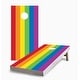 preview thumbnail 1 of 2, Rainbow Pride Flag Corn Hole Board Set 16 Years and Up
