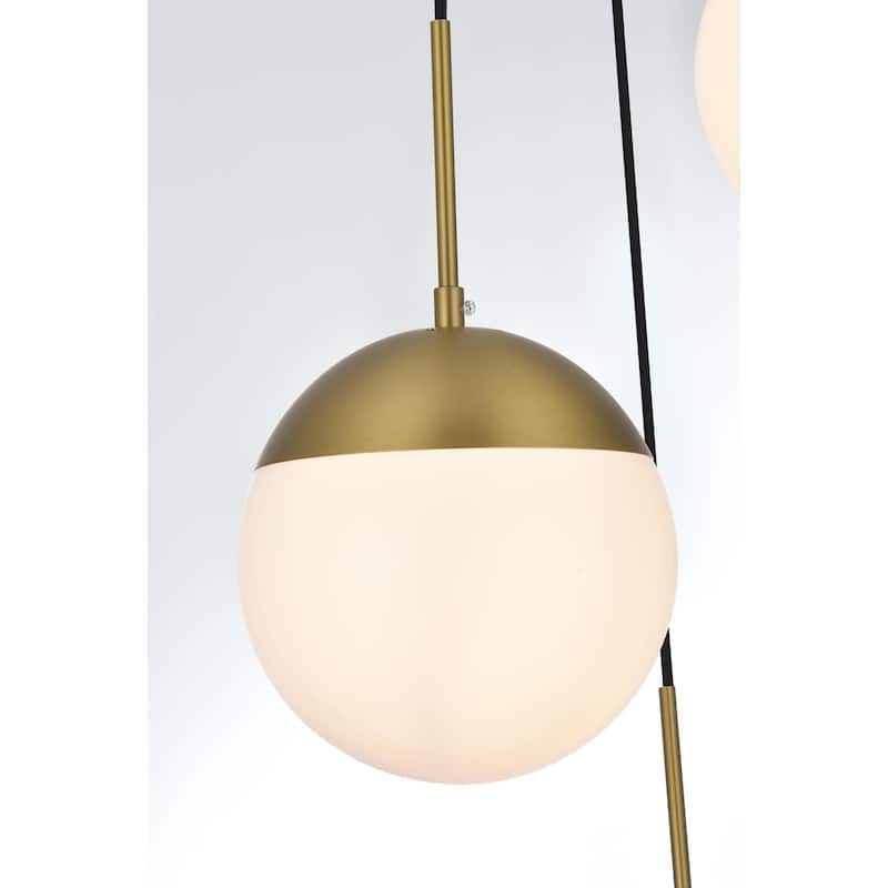 3-Light 18 inch Pendant with Frosted White Glass