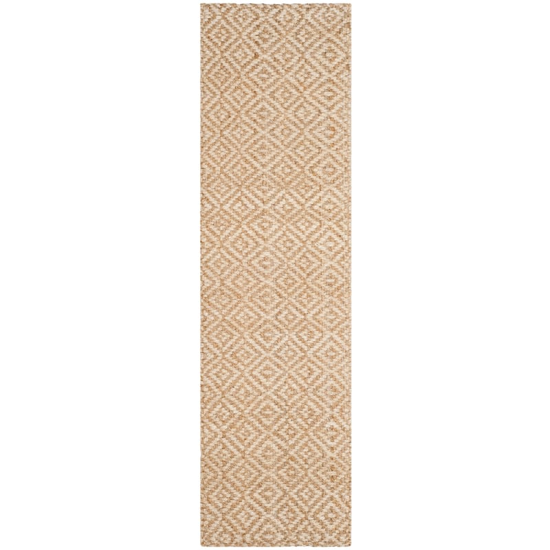SAFAVIEH Handmade Natural Fiber Adelyn Diamond Trellis Jute Rug
