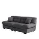 preview thumbnail 22 of 24, 89" Tufted Sofa Cloud Shaped Couch