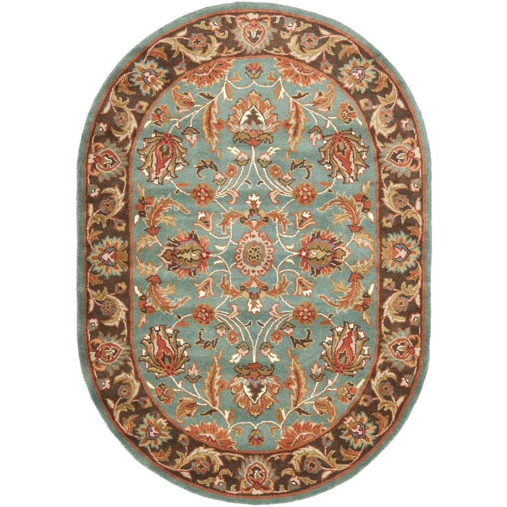 SAFAVIEH Handmade Heritage Full Bloom Traditional Oriental Wool Rug