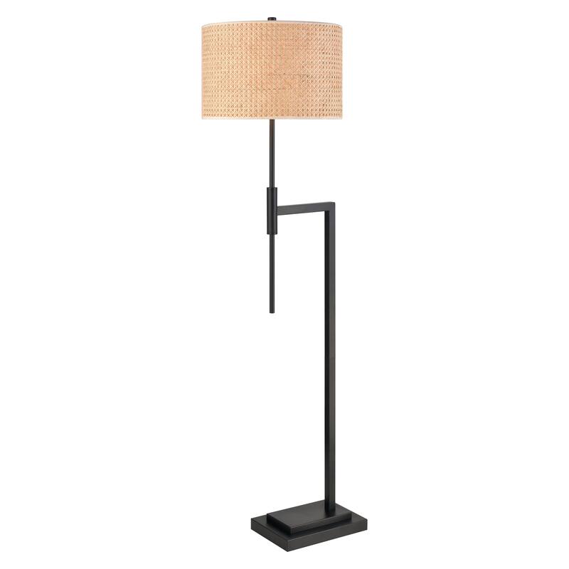 Elk Home Baitz 62.5'' High 1-Light Floor Lamp - Matte Black