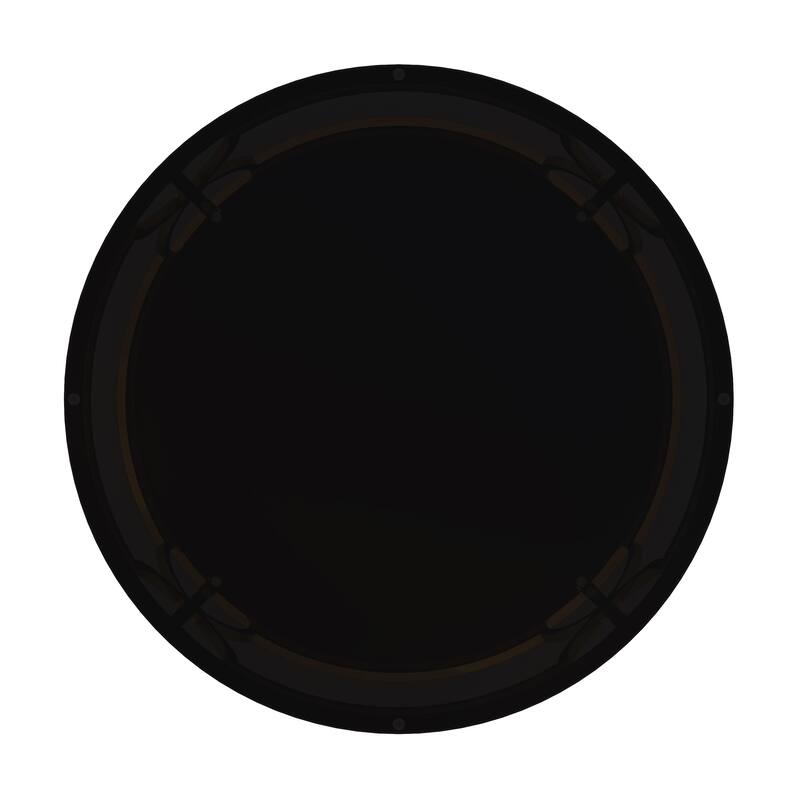 Glass Coffee Table Round Living Room Table, Luxurious Storage Table with Lower Shelf, 30.7" Center Table with Tempered Glass Top