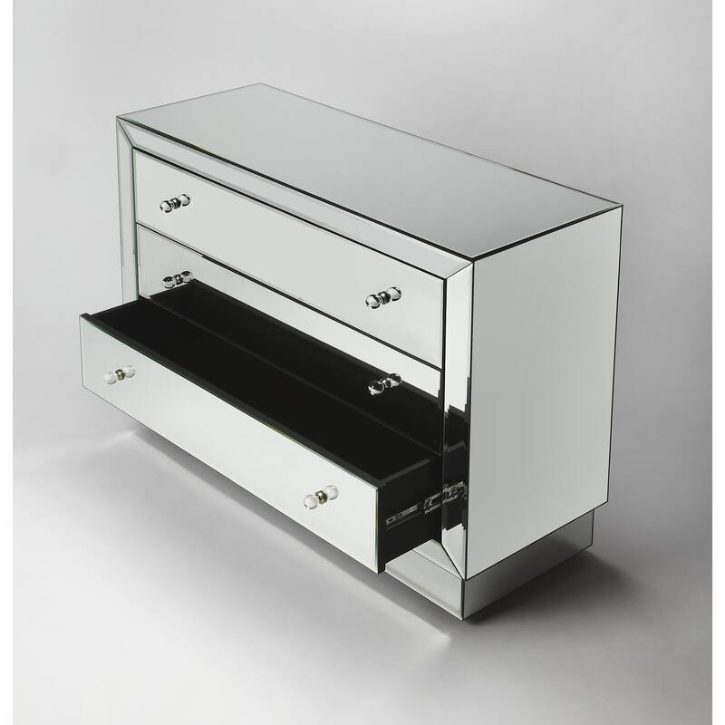 Handmade Butler Emma Mirrored Chest (India)