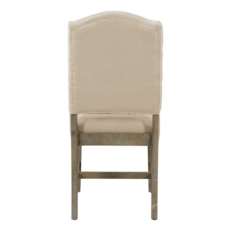 Retro Style Dining Chair Set with 4 Upholstered Chairs for Dining Room and Living Room